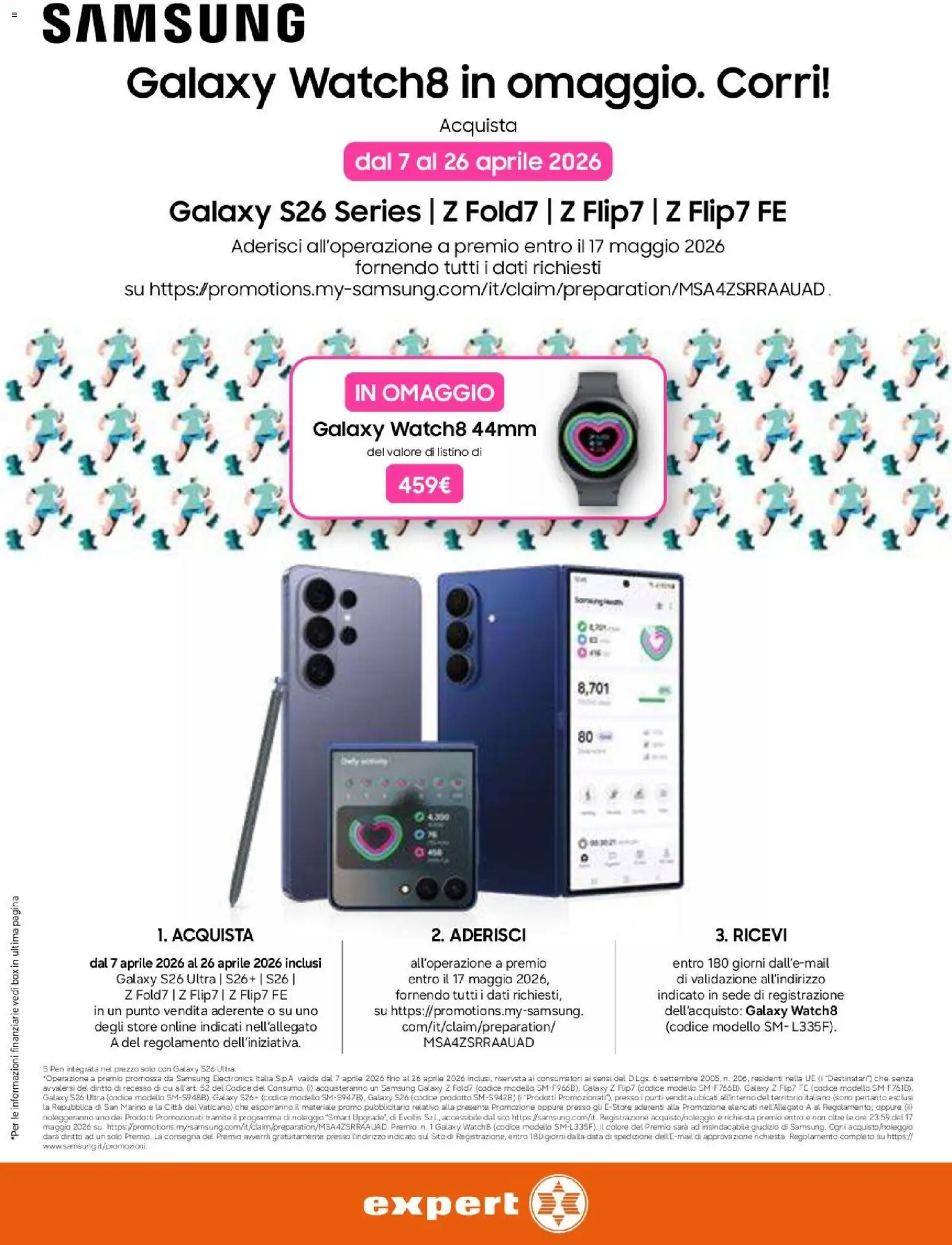 Volantino Expert del 09.04.2026 | Pagina: 5 | Prodotti: Samsung Galaxy, Data, Samsung