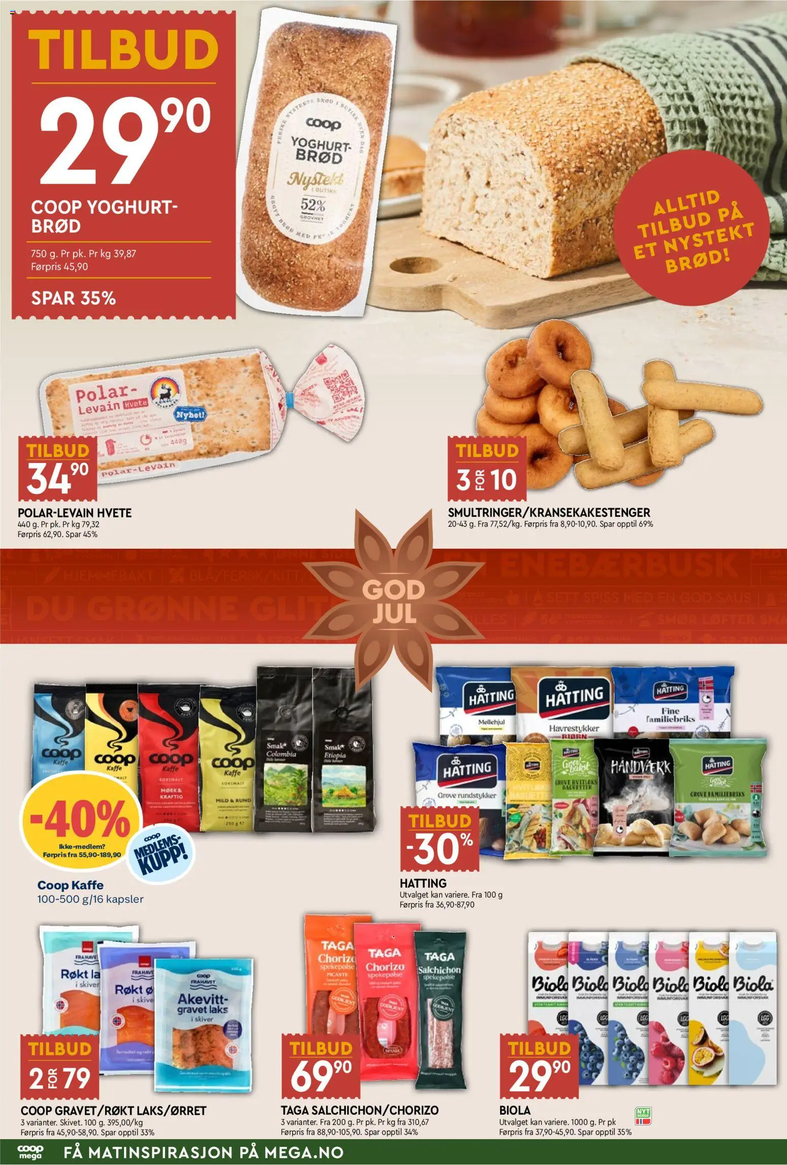 {H1} | Side: 4 | Produkter: MP3-плеєр, Kaffe, Saus, Combină frigorifică