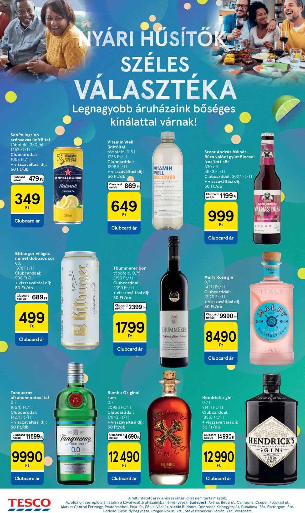 Tesco akciós ujság - amely érvényes a következő dátumtól: 05.06.2025 | Oldal: 24 | Termékek: Rum, Dobozos sör, Sör, Gin