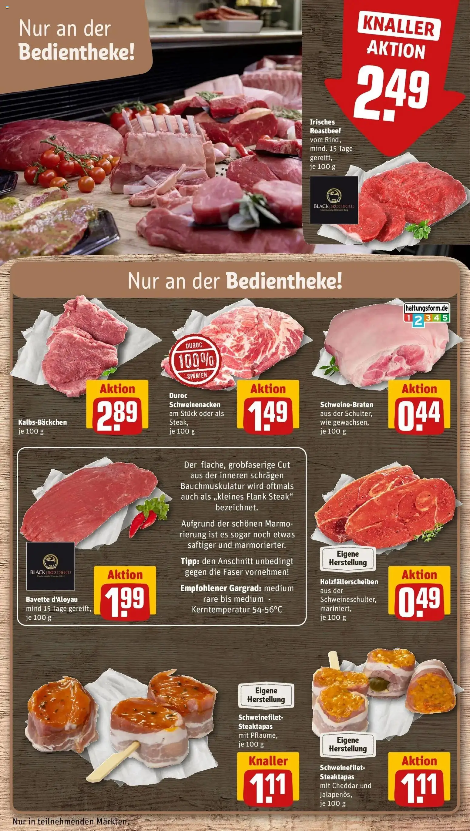 Rewe Prospekt Berlin / Schöneberg	 – gültig ab 23.03.2026 | Seite: 12 | Produkte: Schweinenacken, Roastbeef, Schweinefilet, Steak