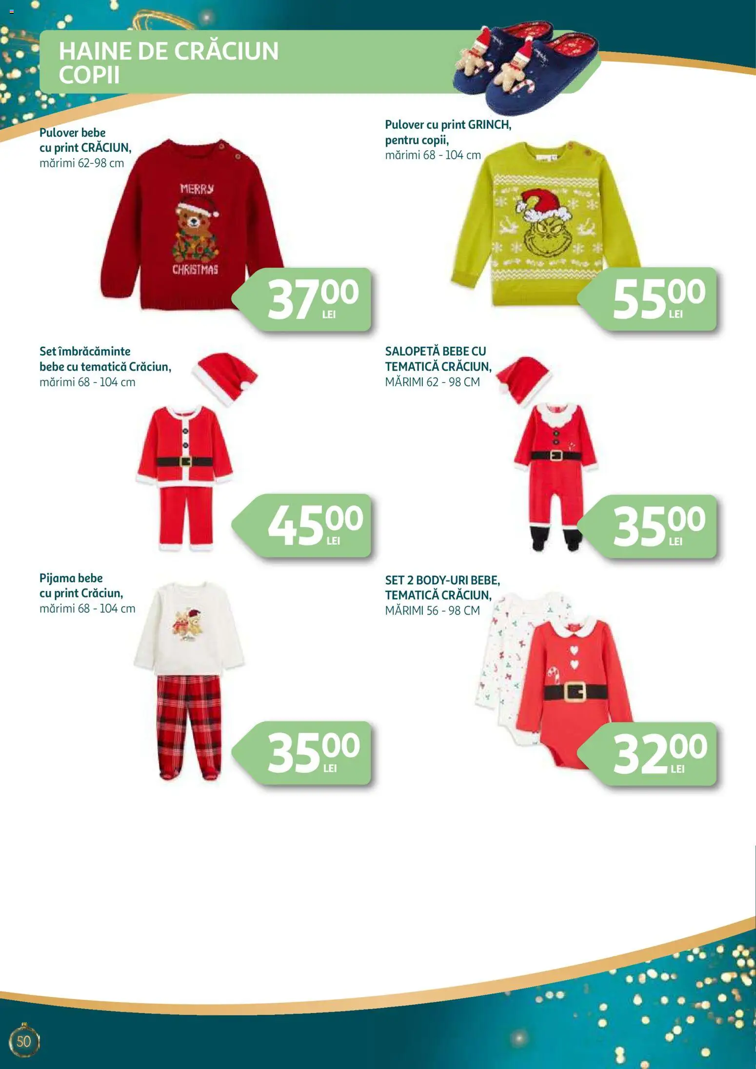 Noul catalog Auchan – valabil de la 26.11.2025 | Pagină: 50 | Produse: Haine, Pulover, Salopetă