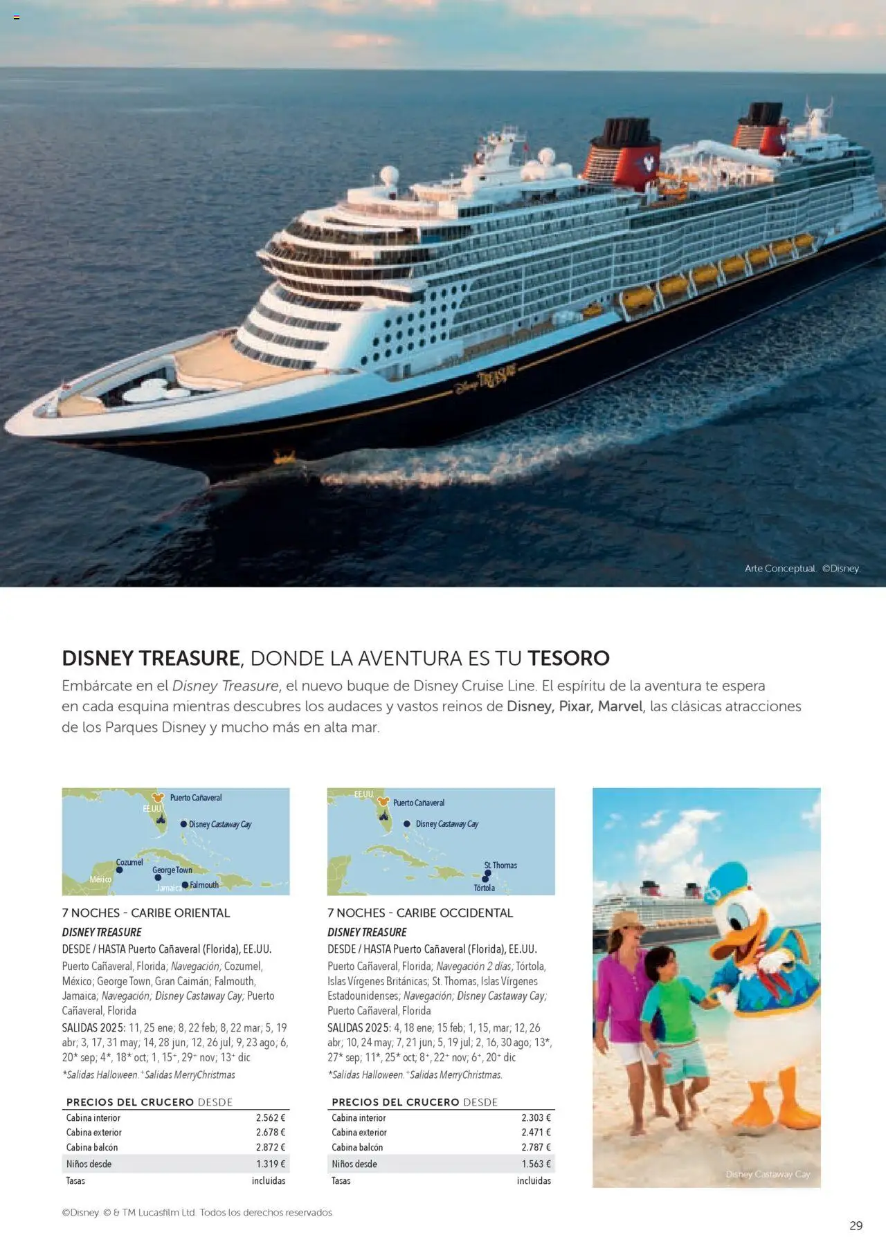Viajes El Corte Inglés Disney Cruise Line │ válido desde el 28.01.2025 | Página: 29 | Productos: Té, Navegación