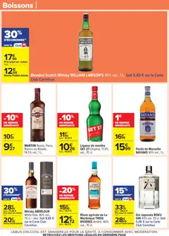 Carrefour - Prévisualisation de Carrefour catalogue semaine 8 valide à partir de 17.02.2026 | Page: 58 | Produits: Rhum, Vermouth, Martini, Gin