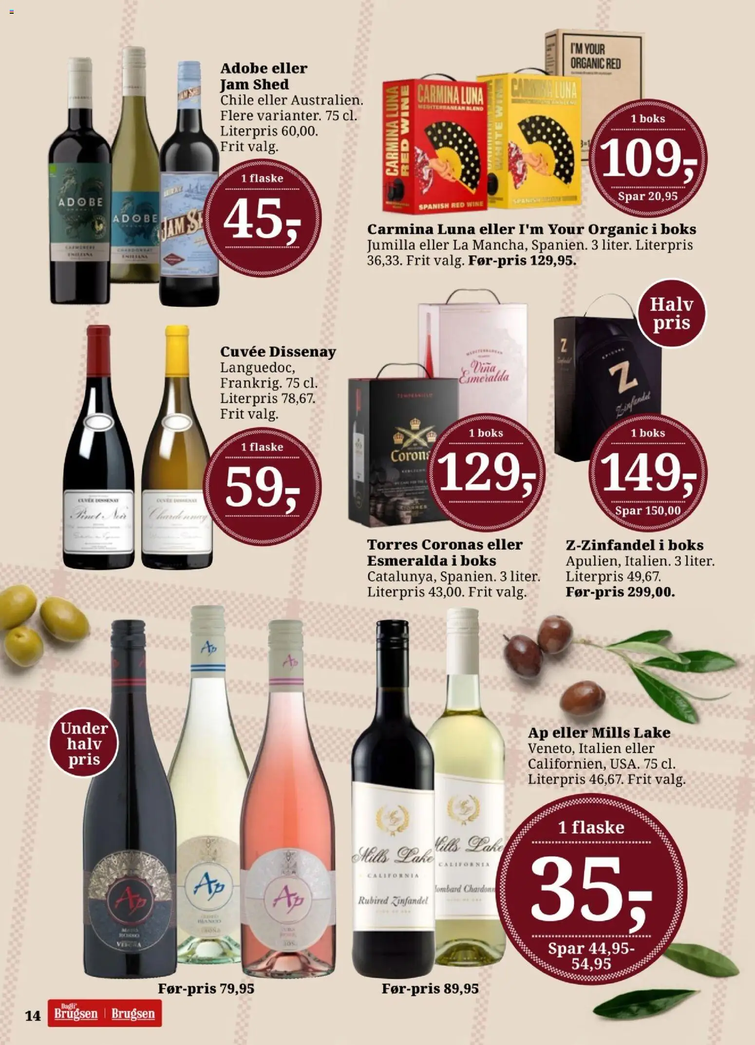 Dagli'Brugsen tilbudsavis – gyldig fra 16.01.2026 | Side: 14 | Produkter: Boks