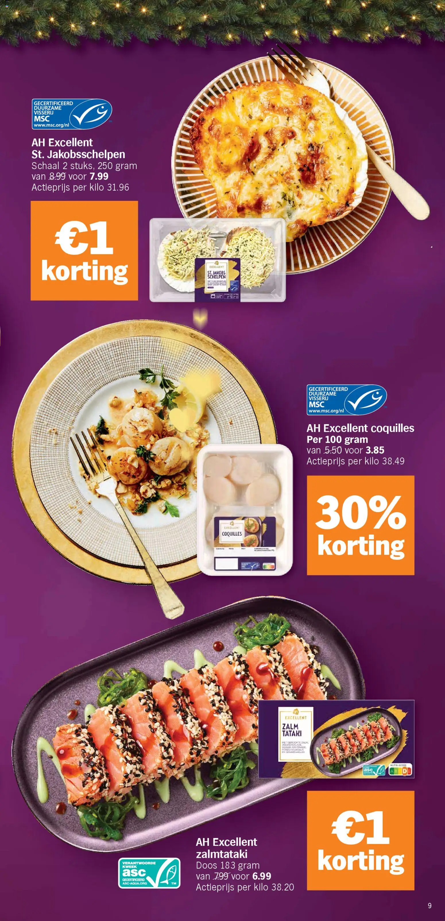 {H1} | Pagina: 9 | Producten: Zalm, Schaal