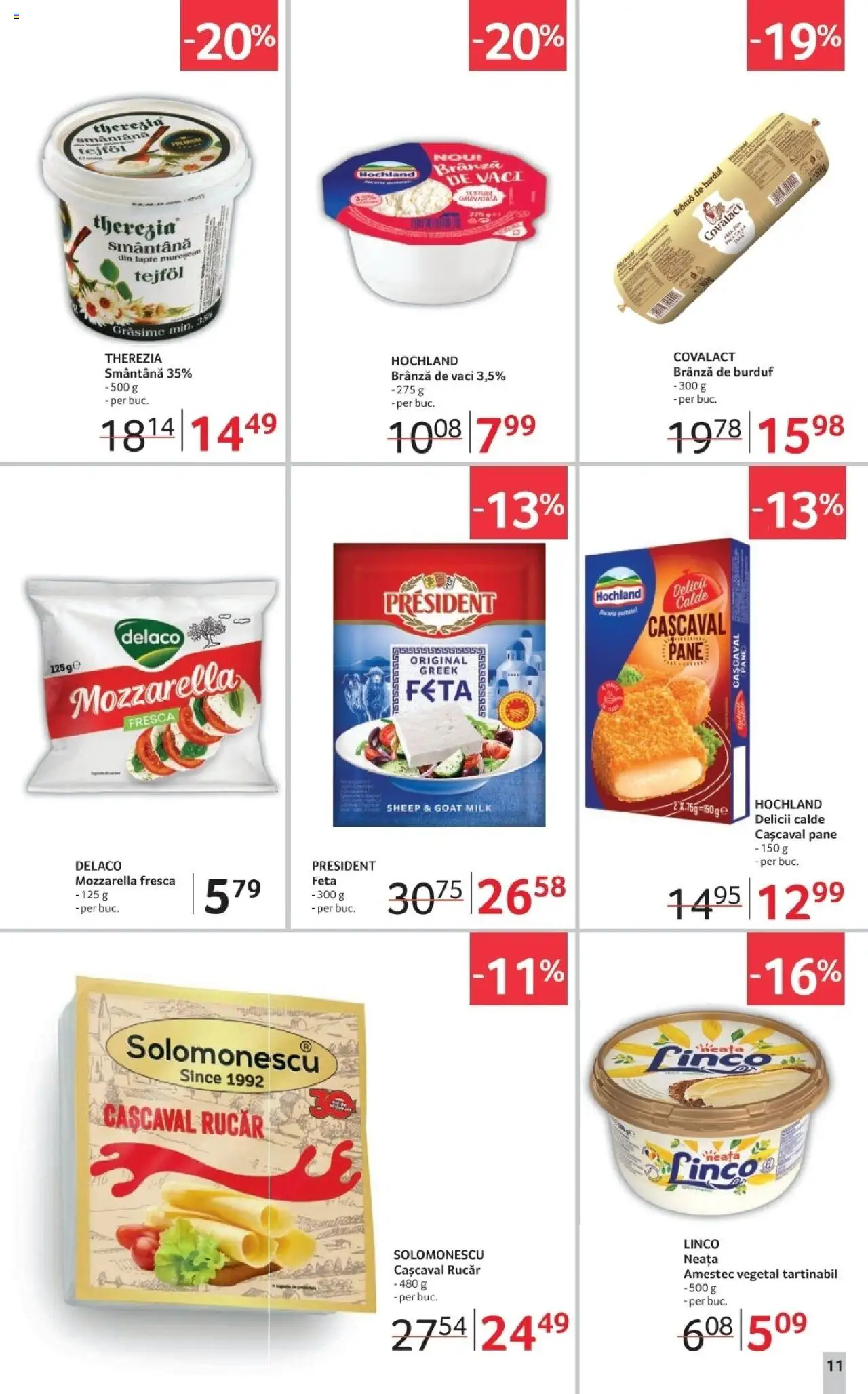 Noul catalog Selgros – valabil de la 17.10.2025 | Pagină: 11 | Produse: Light Kedi Konservesi, Cașcaval, Lapte, Smântână