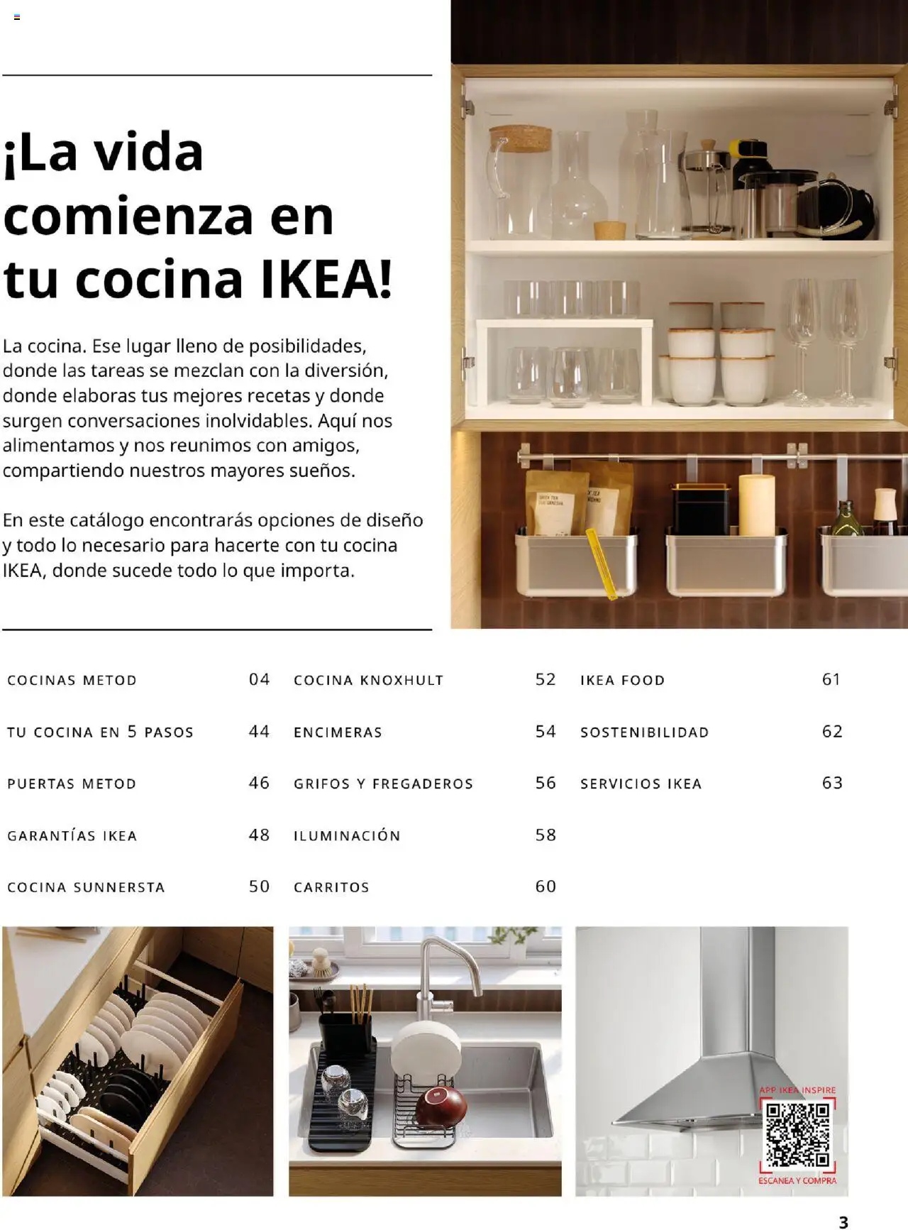 Catálogo IKEA Cocinas │ válido desde el 01.09.2025 | Página: 3 | Productos: Cocina, Galette de chaise