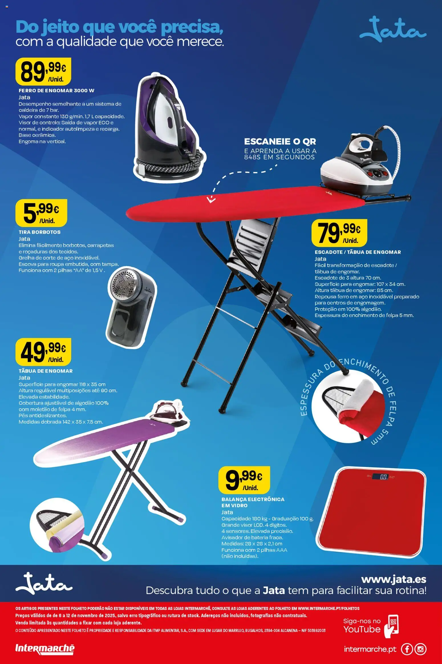 Intermarché Folheto Mini │ válido de 06.11.2025 | Página: 2 | Produtos: Ferro de engomar, Ferro, Base, Bateria