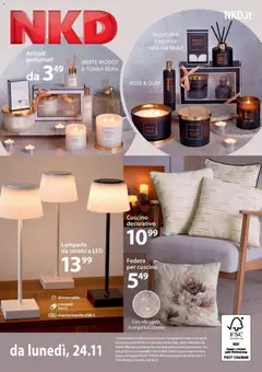 Anteprima del volantino NKD Idee Regalo catalogo	 valido a partire dal 24.11.2025 | Pagina: 10 | Prodotti: Stampa, Cuscino, Lampada, Federa