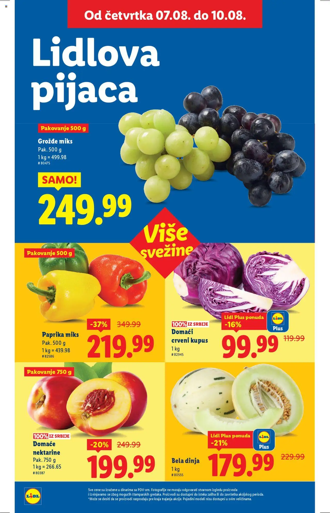 Lidl katalog - važi od 07.08.2025 | Strana: 10 | Proizvode: Paprika, Kupus, Pakovanje