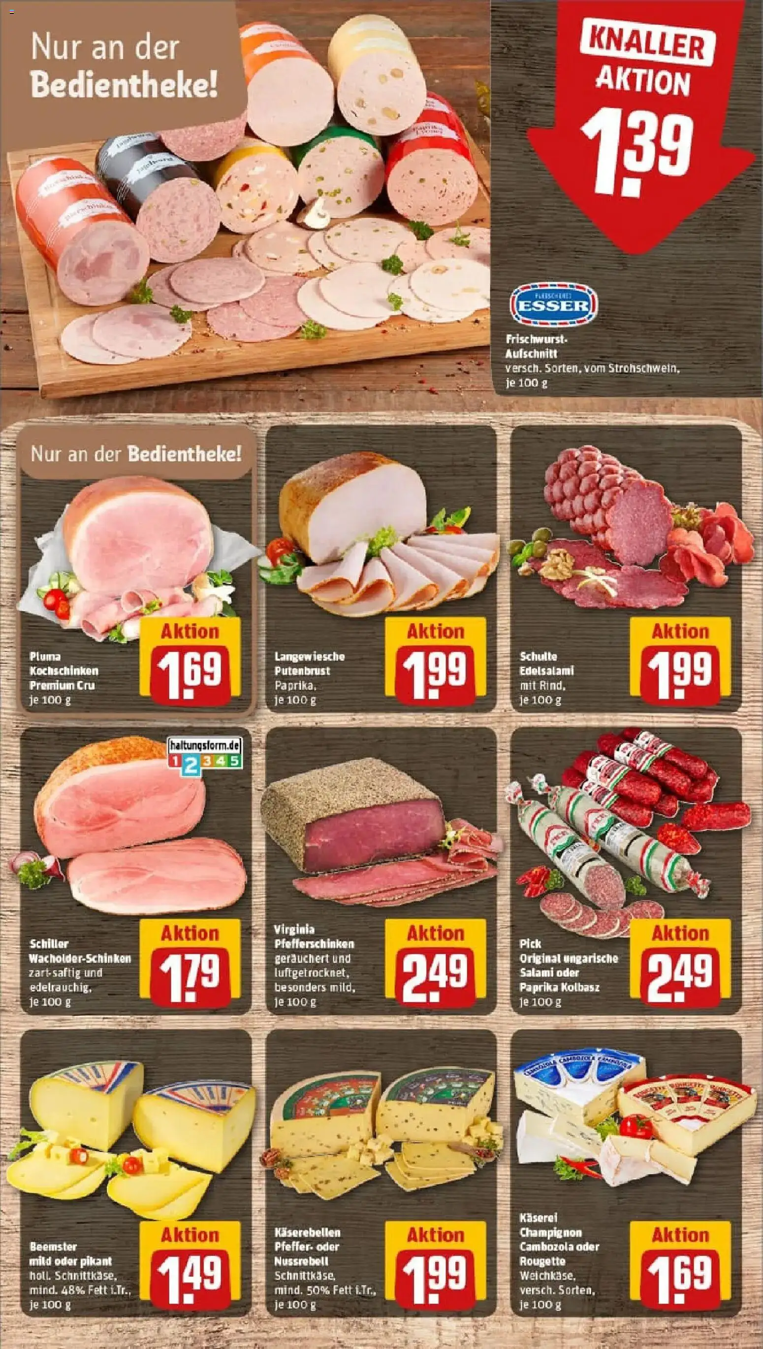 Rewe prospekt Duisburg / Wanheimerort	 – gültig ab 17.11.2025 | Seite: 9 | Produkte: Paprika, Pfeffer, Salami