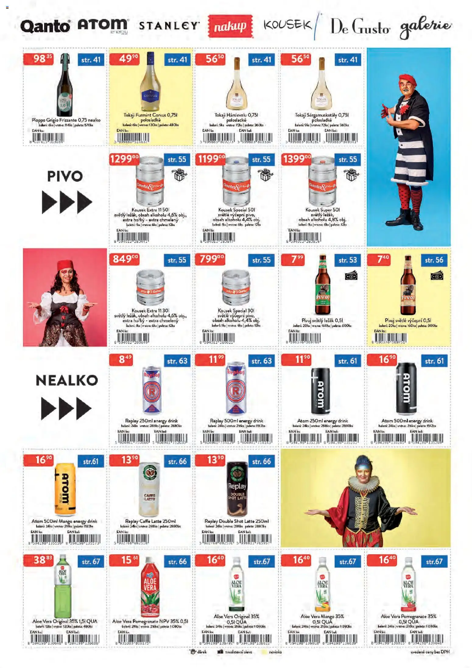 Astur & Qanto leták - Velkoobchod 05/2026 od 01.05.2026 | Strana: 4 | Produkty: Pivo, Frizzante, Aloe vera, Tokaji Furmint