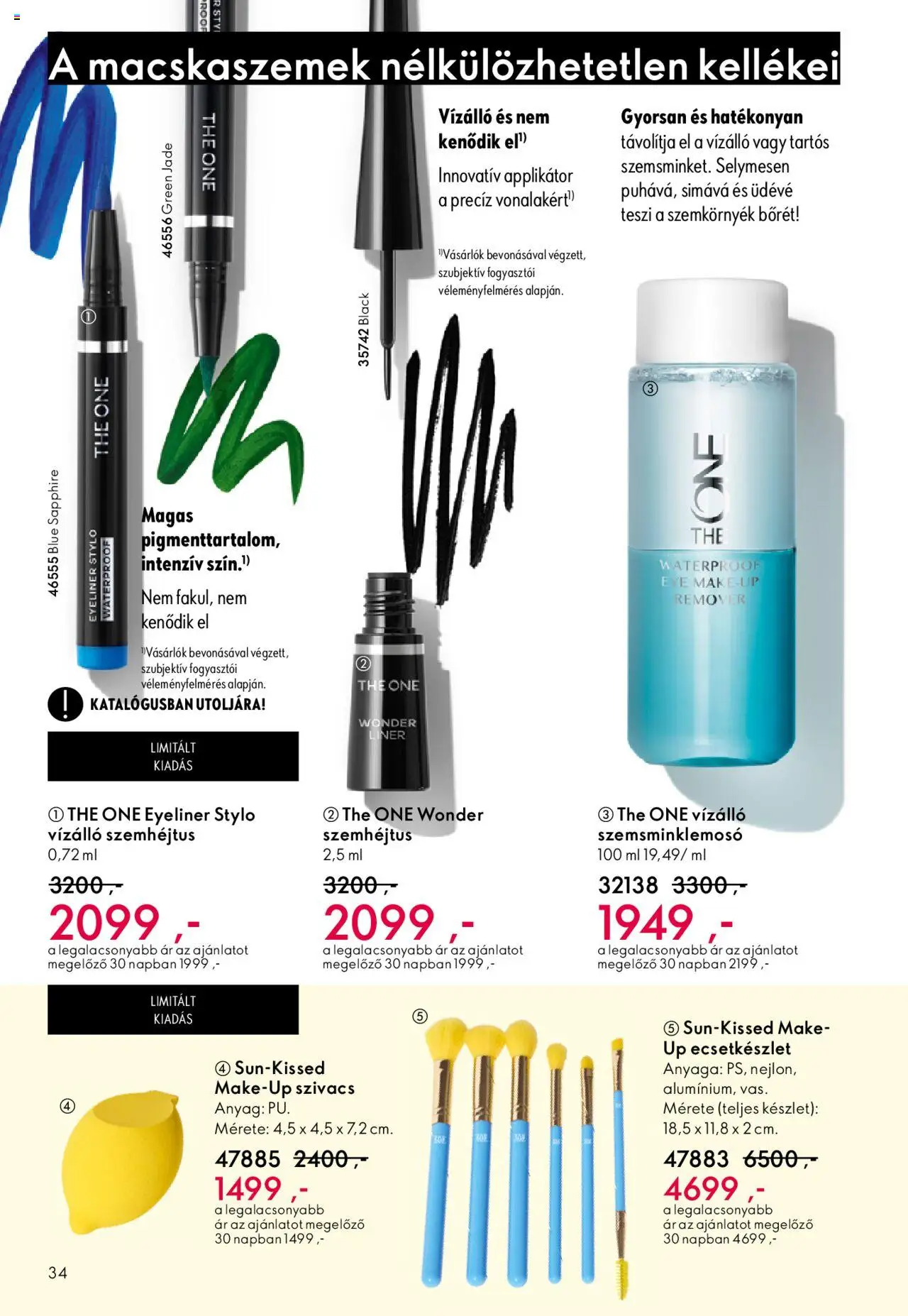 Oriflame akciós ujság - amely érvényes a következő dátumtól: 01.10.2025 | Oldal: 34 | Termékek: Applikátor, Szemhéjtus
