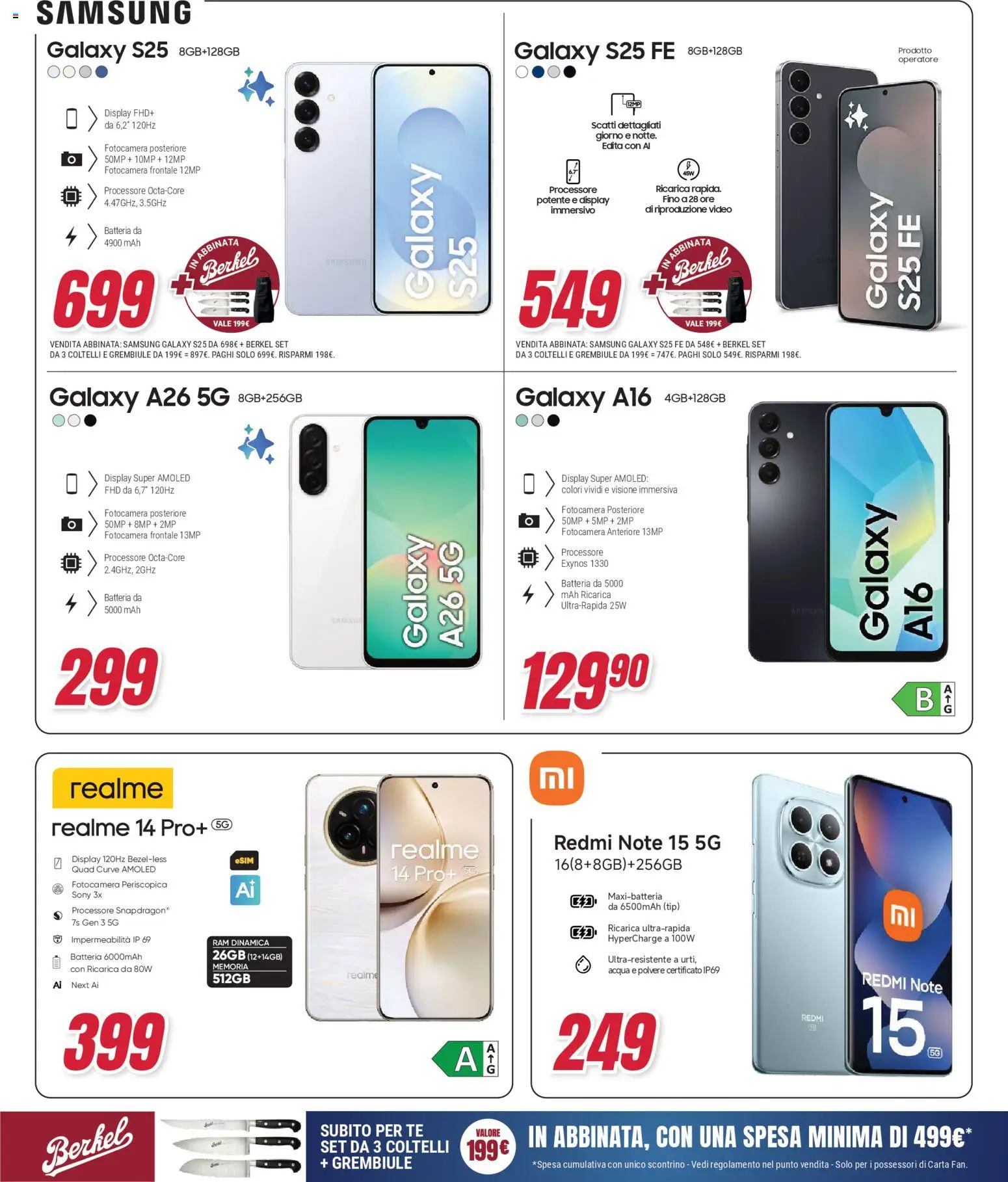 Volantino Trony del 09.04.2026 | Pagina: 32 | Prodotti: Samsung Galaxy, Tè, Acqua, Samsung