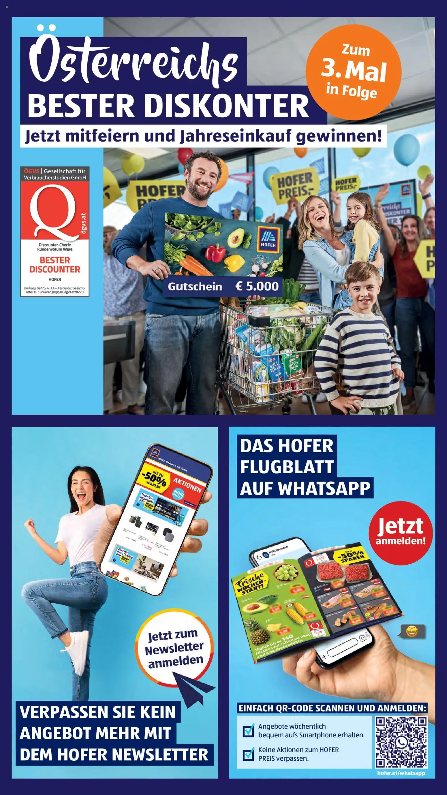 Hofer AT akciós ujság - amely érvényes a következő dátumtól: 24.10.2025 | Oldal: 3 | Termékek: Smartphone