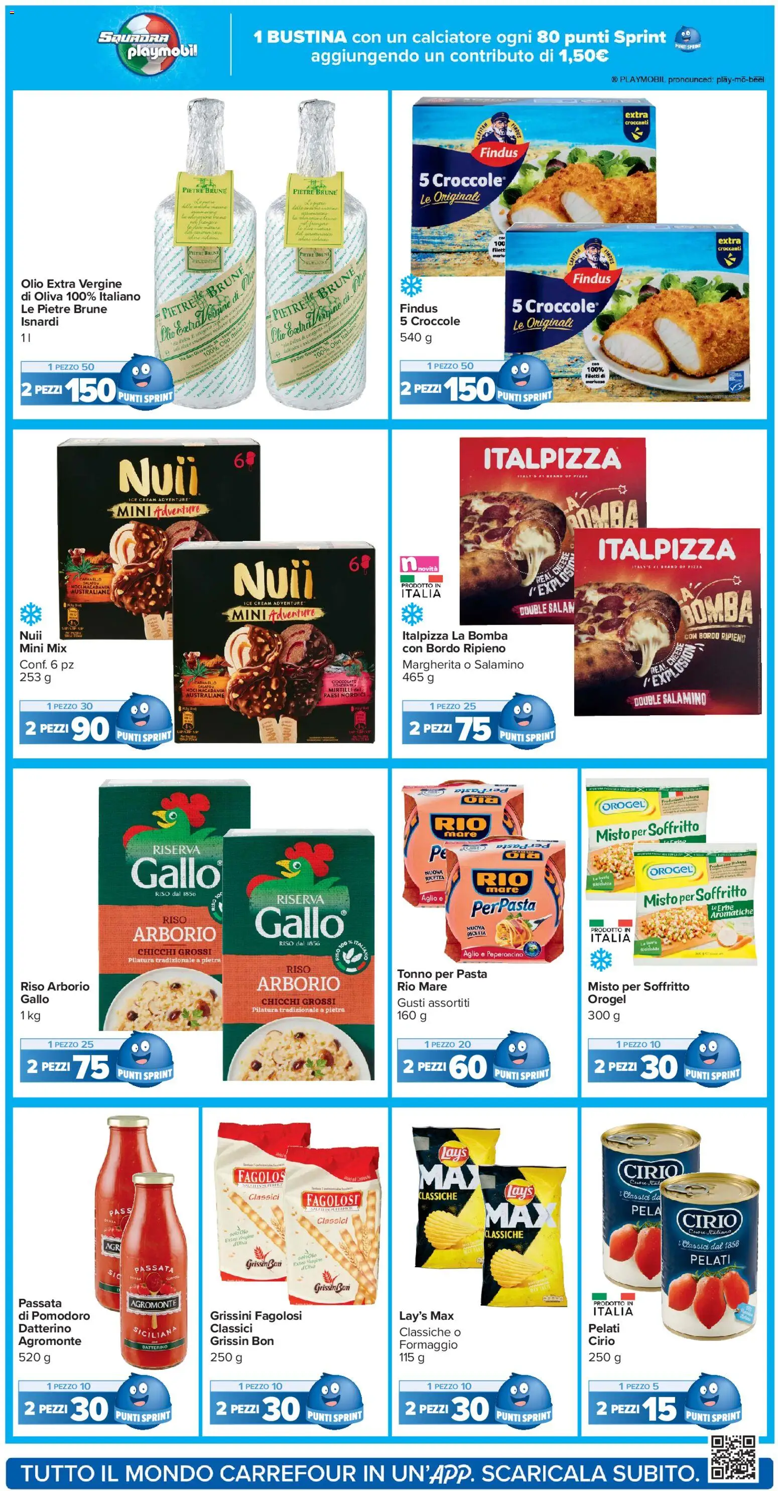 Volantino Carrefour del 17.11.2025 | Pagina: 20 | Prodotti: Pizza, Pasta, Peperoncino, Tonno