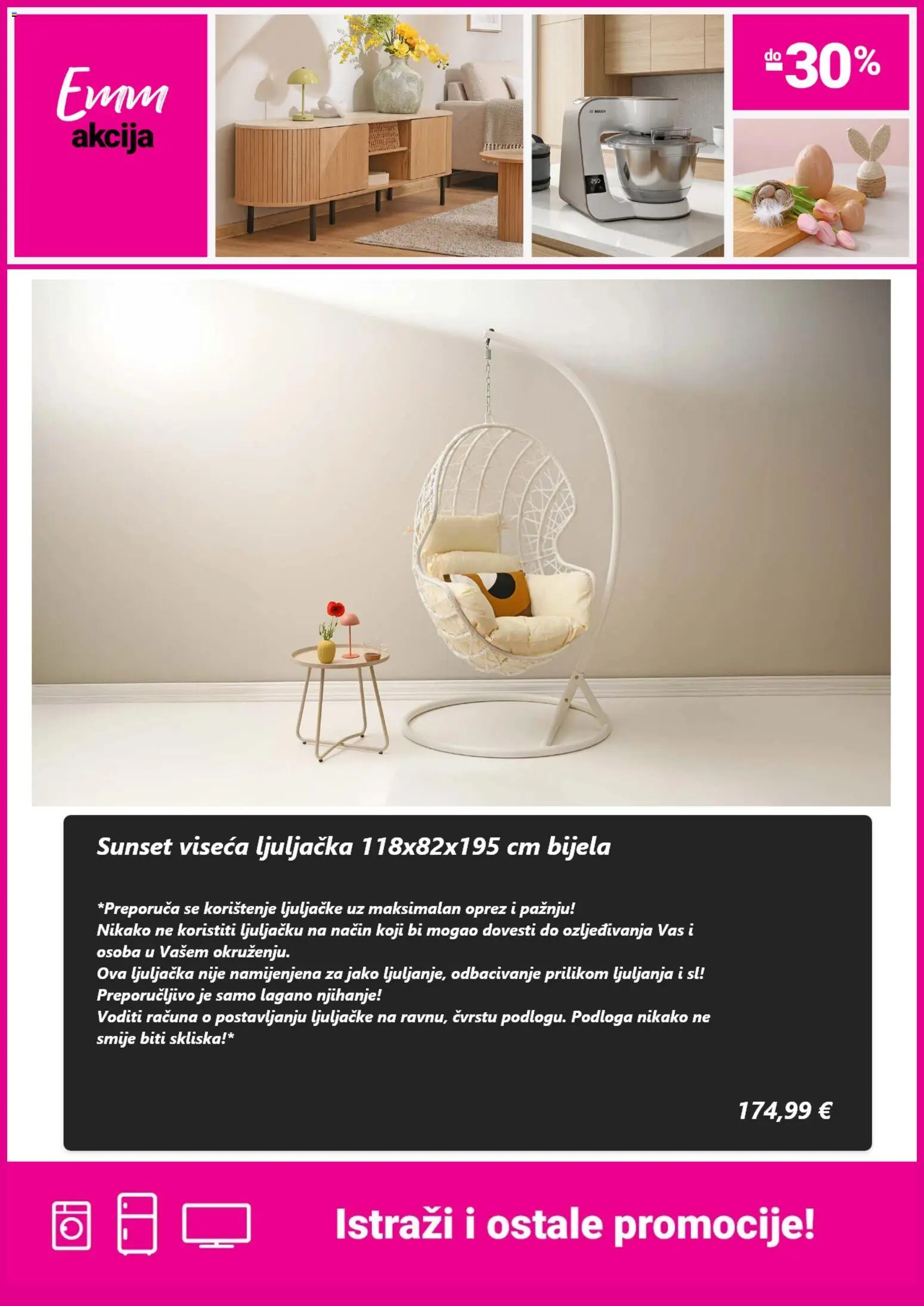 Emmezeta katalog | vrijedi od 08.04.2026 | Stranica: 2 | Proizvodi: Ljuljačke, Ljuljačka