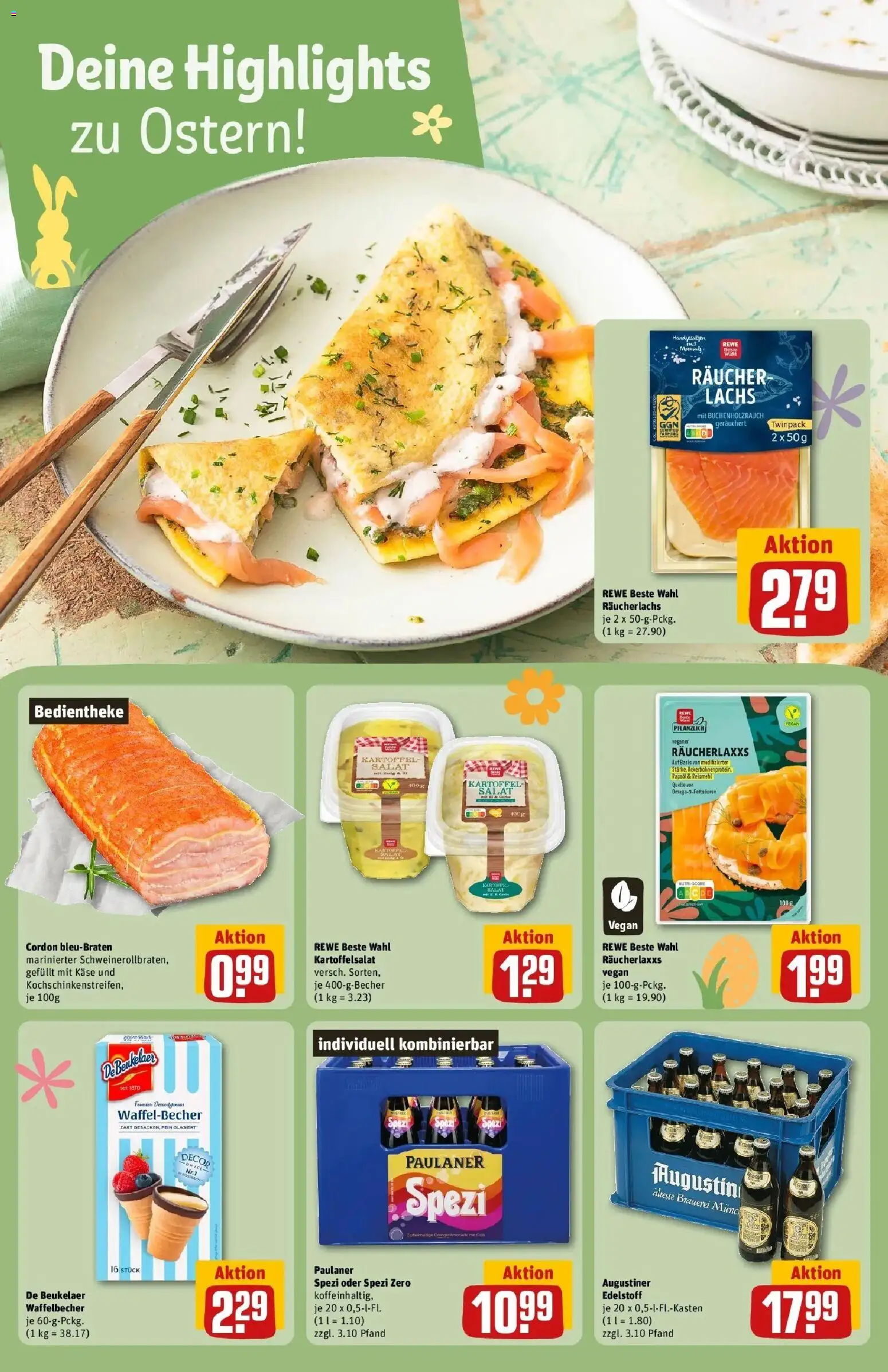 Rewe Prospekt Dachau	 – gültig ab 30.03.2026 | Seite: 41 | Produkte: Lachs, Räucherlachs, Salat, Paulaner