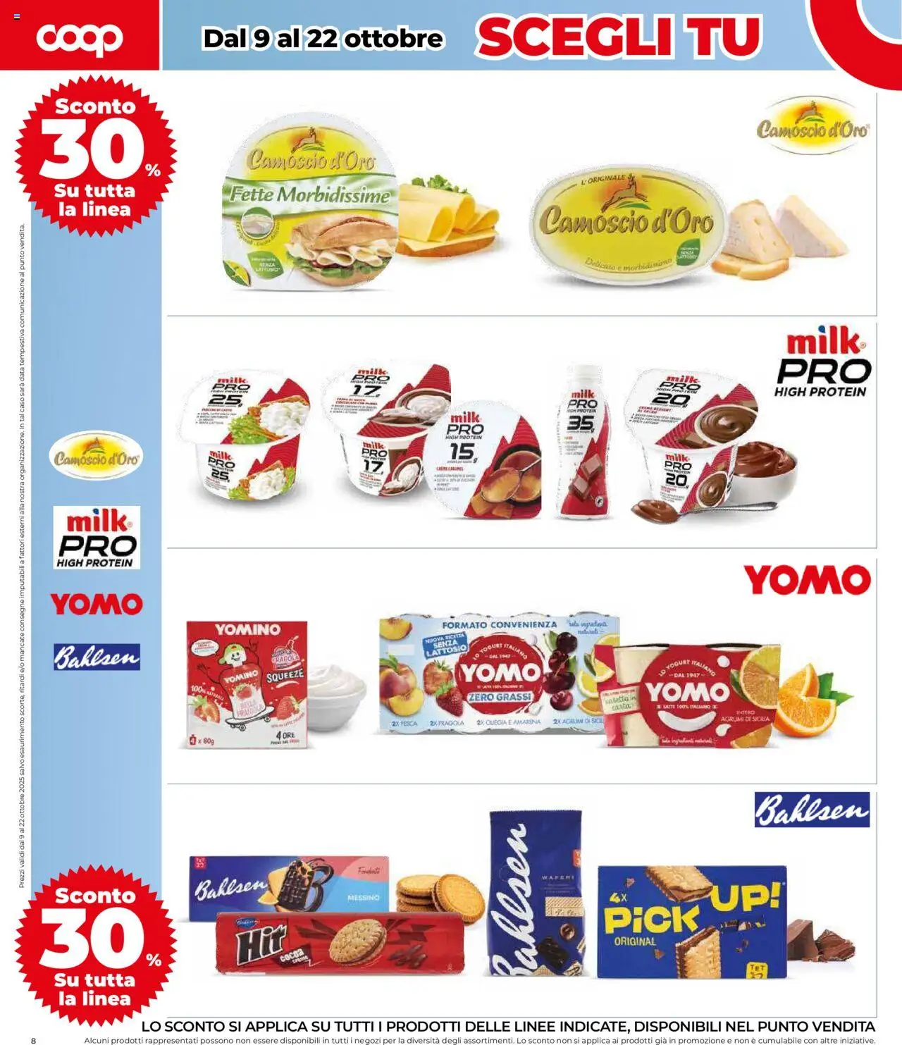 Volantino COOP del 09.10.2025 | Pagina: 8 | Prodotti: Yogurt, Agrumi, Pesca, Amarena