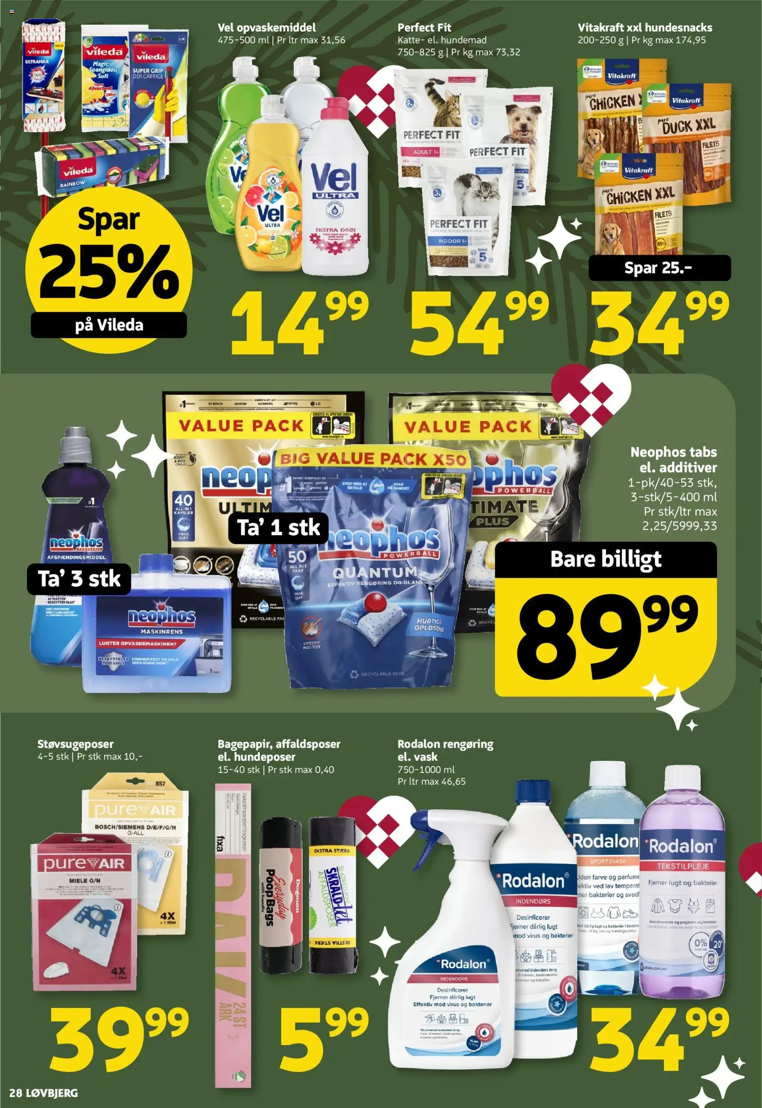 Løvbjerg tilbudsavis – gyldig fra 12.12.2025 | Side: 28 | Produkter: Parfume, Duft, Opvaskemiddel, Sko