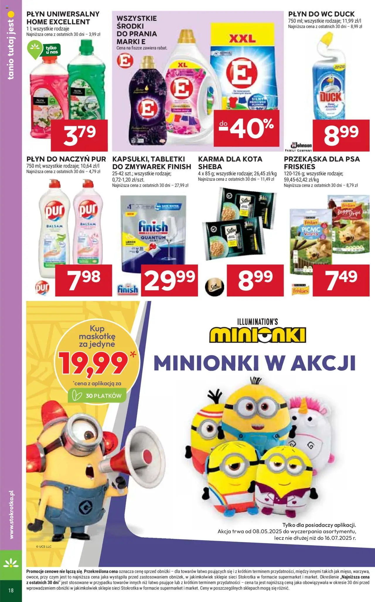 Stokrotka Gazetka od 29.05.2025 | Strona: 38 | Produkty: Stokrotka, Cleaner, Karma dla kota, Detergent
