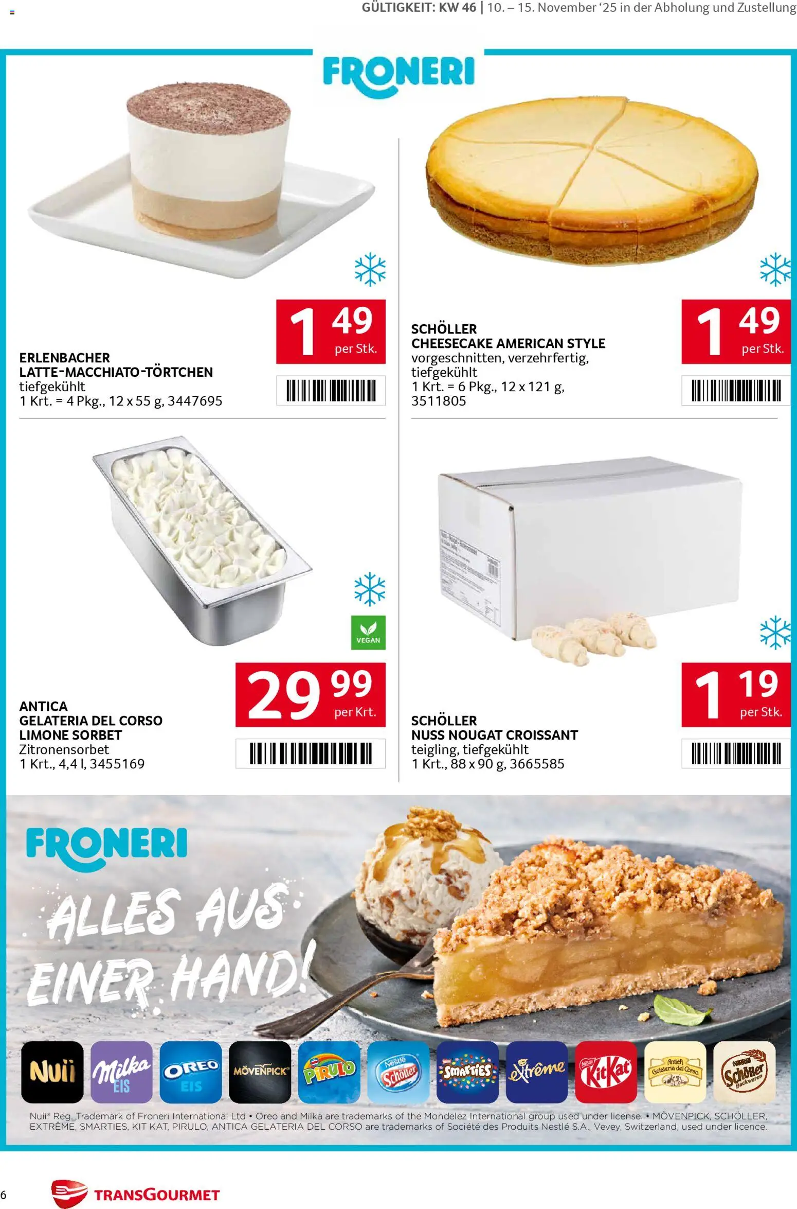 Transgourmet  Markenfestwoche gültig ab 10.11.2025 | Seite: 6