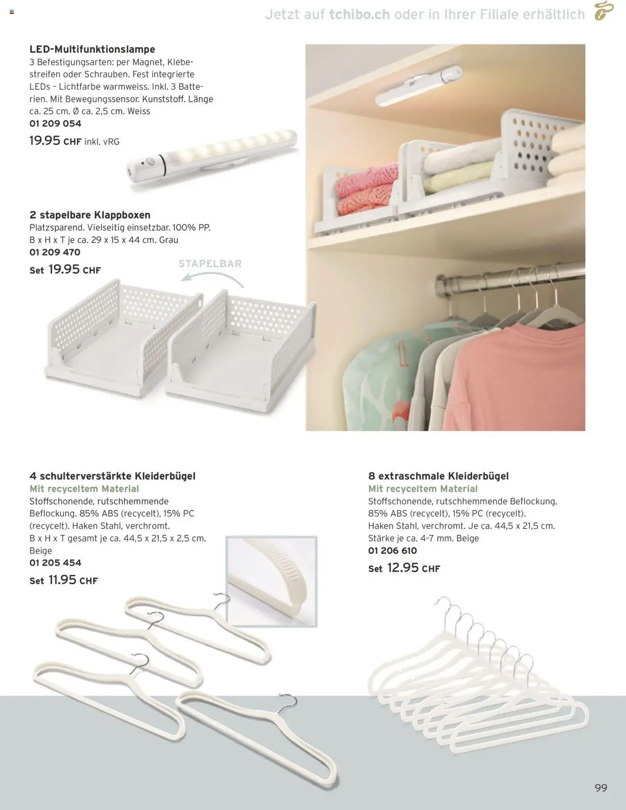 Tchibo Aktionen ab 01.08.2025 | Seite: 99 | Produkte: Kleiderbügel, Pc