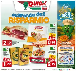 Anteprima del volantino SISA Quick catalogo valido a partire dal 29.07.2025