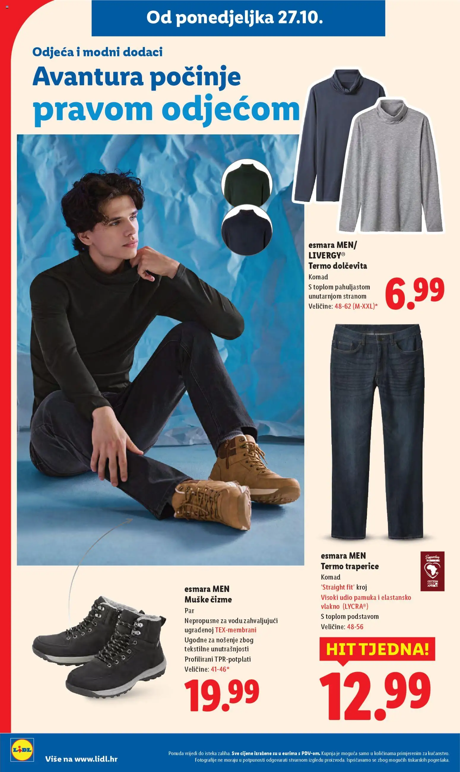 Lidl katalog | vrijedi od 27.10.2025 | Stranica: 26 | Proizvodi: Odjeća, Čizme, Traperice