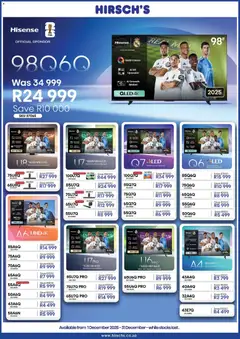 Hirsch's specials catalogue – valid from 01.12.2025 | Page: 6 | Products: TV, Subwoofer