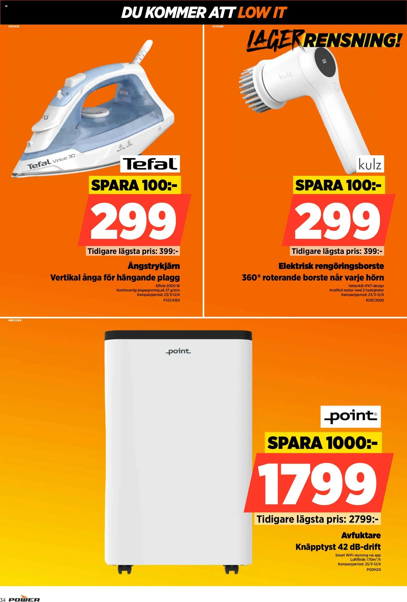 Power reklamblad aktuell från 06.04.2026 | Sida: 34