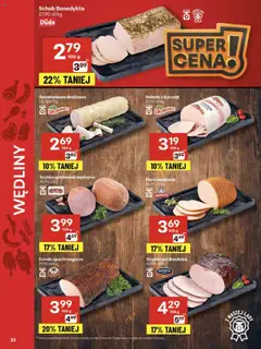 Delikatesy Centrum Gazetka od 14.08.2025 | Strona: 23 | Produkty: Schab, Rolada, Wędliny, Szynka gotowana