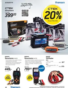 Thansen - Tilbudsavis gyldig fra 27.12.2025 | Side: 14 | Produkter: Batterier, Printer, Søm, Kabel