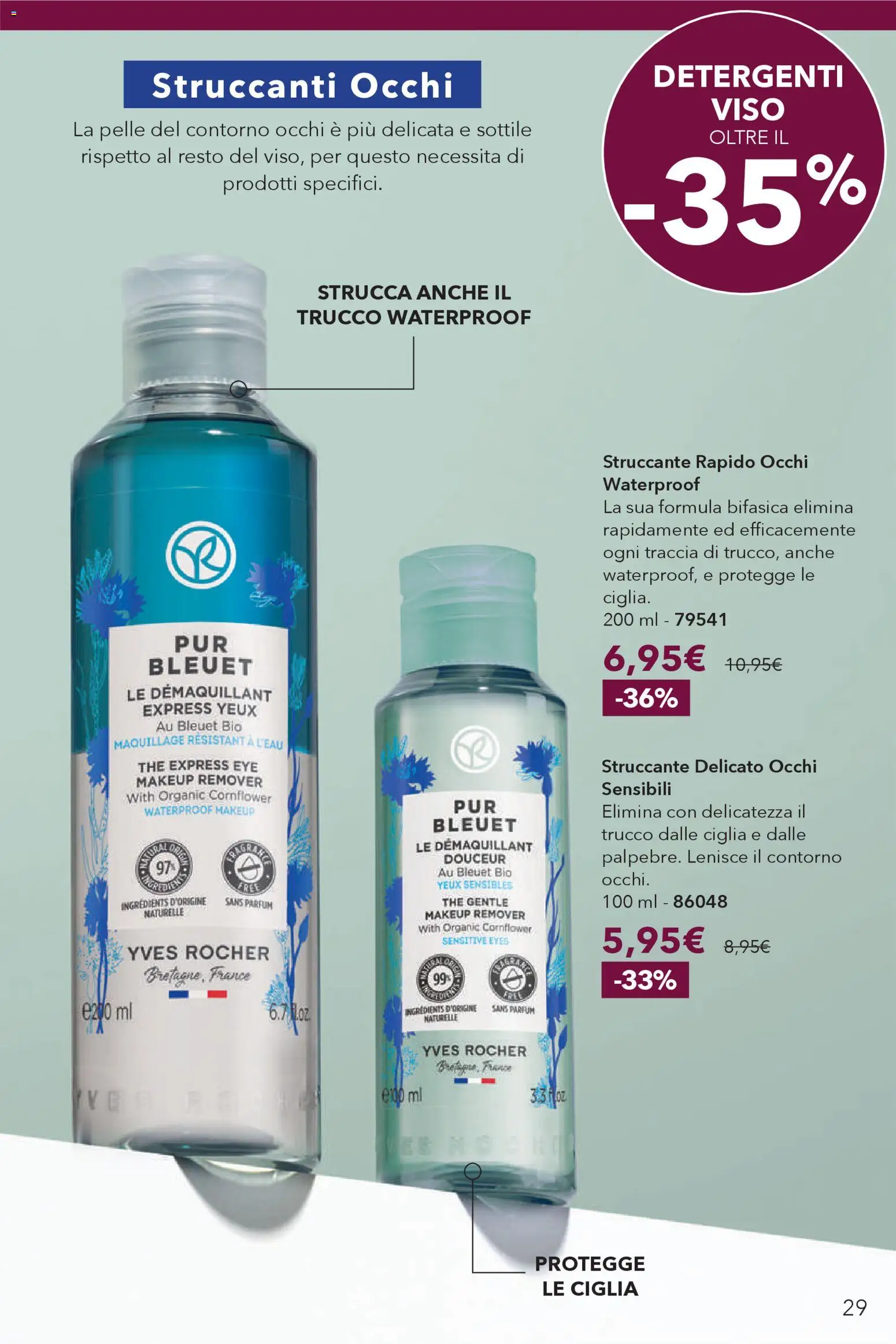 Volantino Yves Rocher del 30.01.2026 | Pagina: 29 | Prodotti: Struccante, The, Trucco