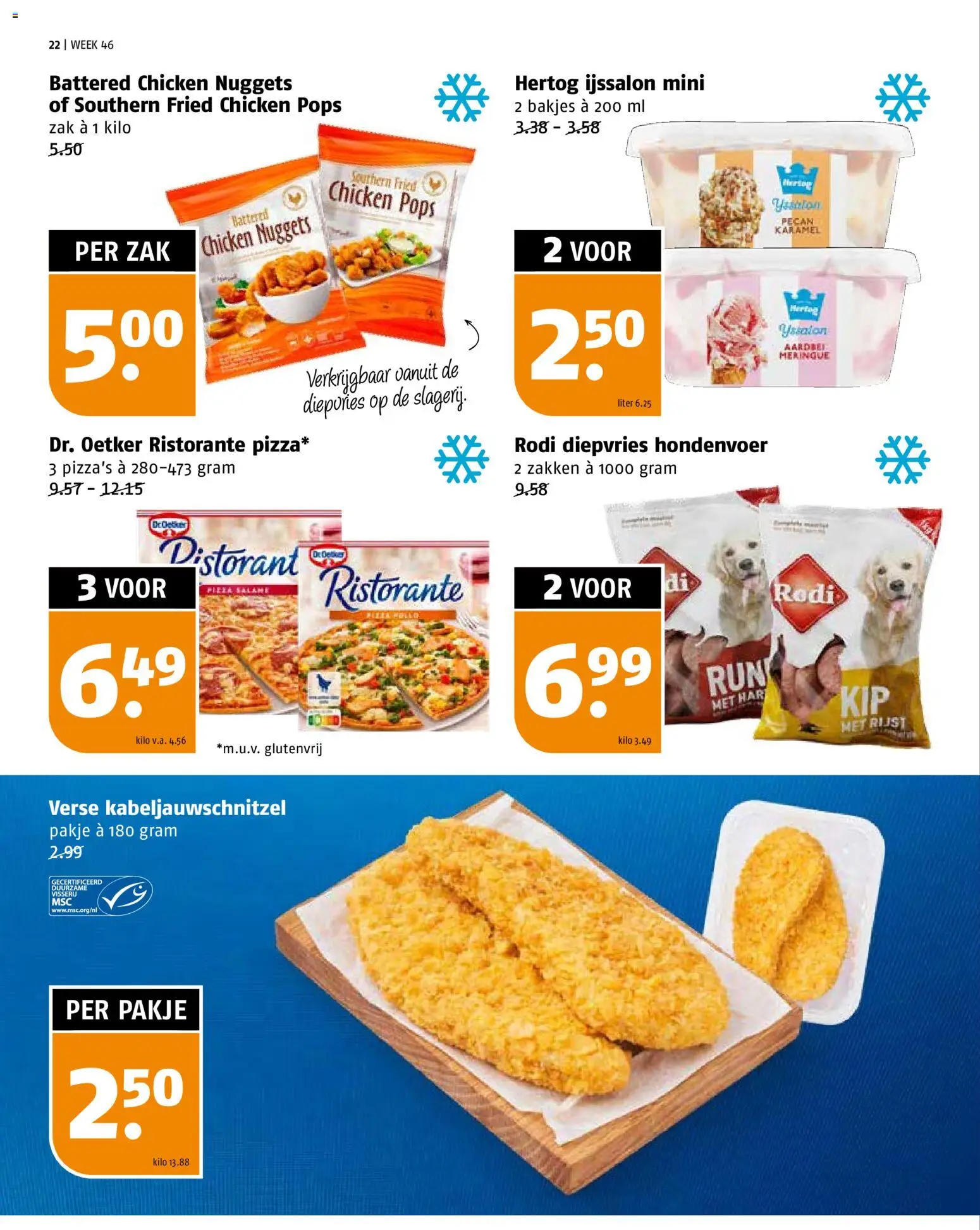 {H1} | Pagina: 22 | Producten: Salami, Zak, Chicken Nuggets, Aardbei