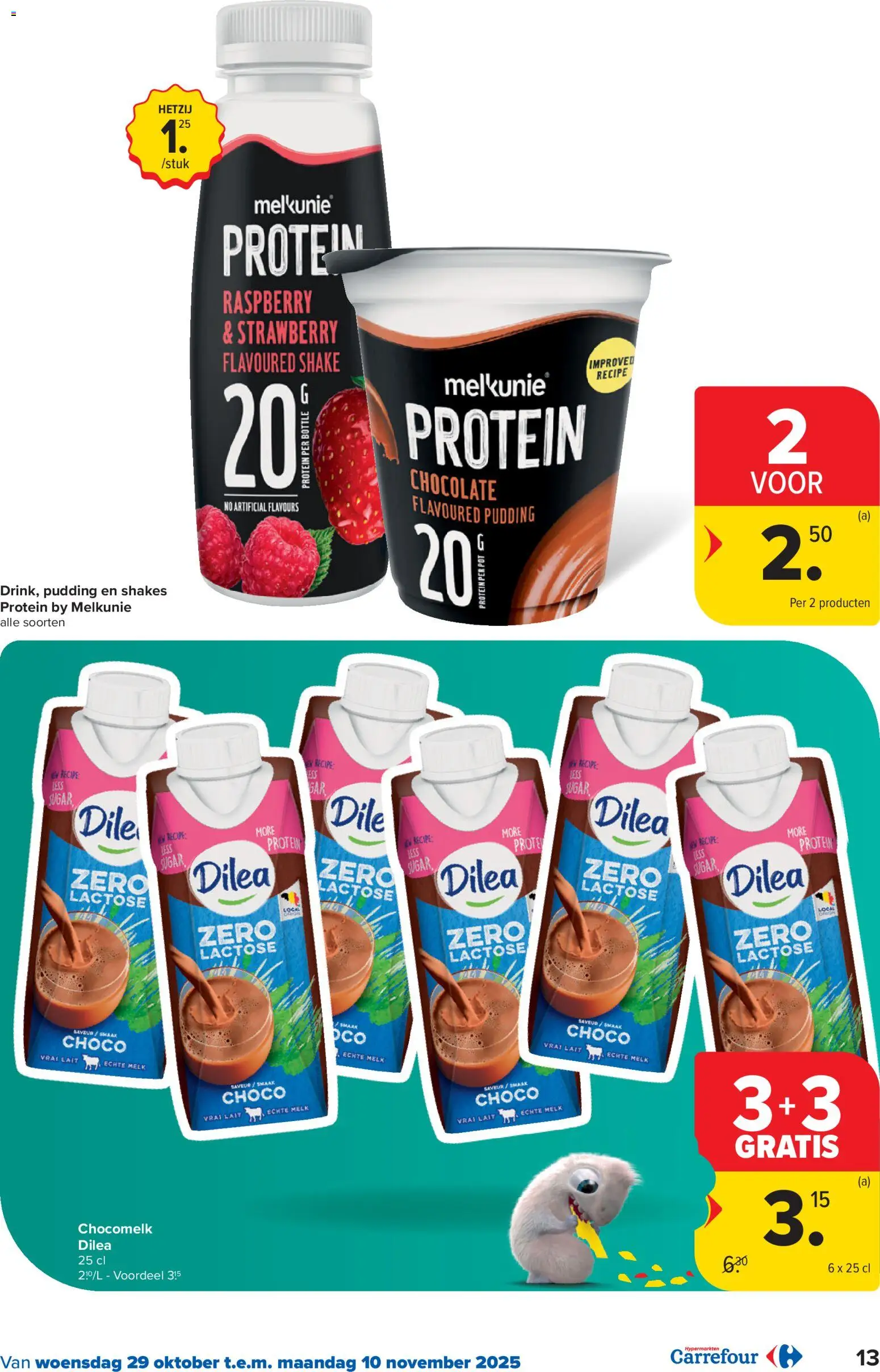 {H1} | Pagina: 13 | Producten: Pudding, Pot, Melk