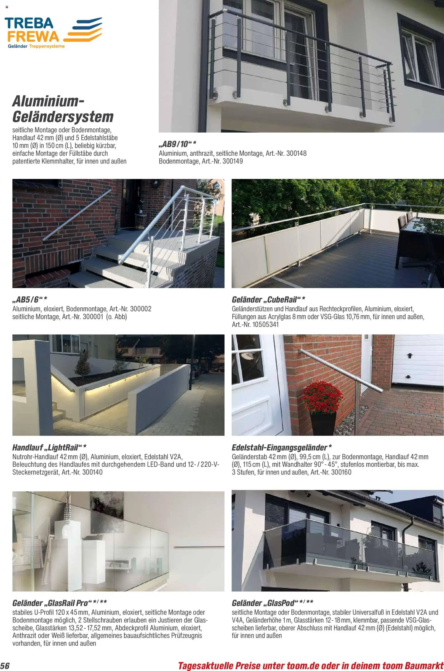 Toom Baumarkt Baustoffe & Bauelemente 2026 – gültig ab 20.02.2026 | Seite: 56