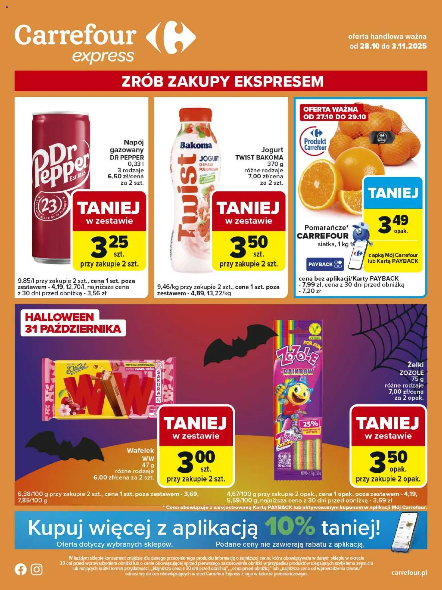 Carrefour Gazetka - Express od 28.10.2025 | Strona: 1