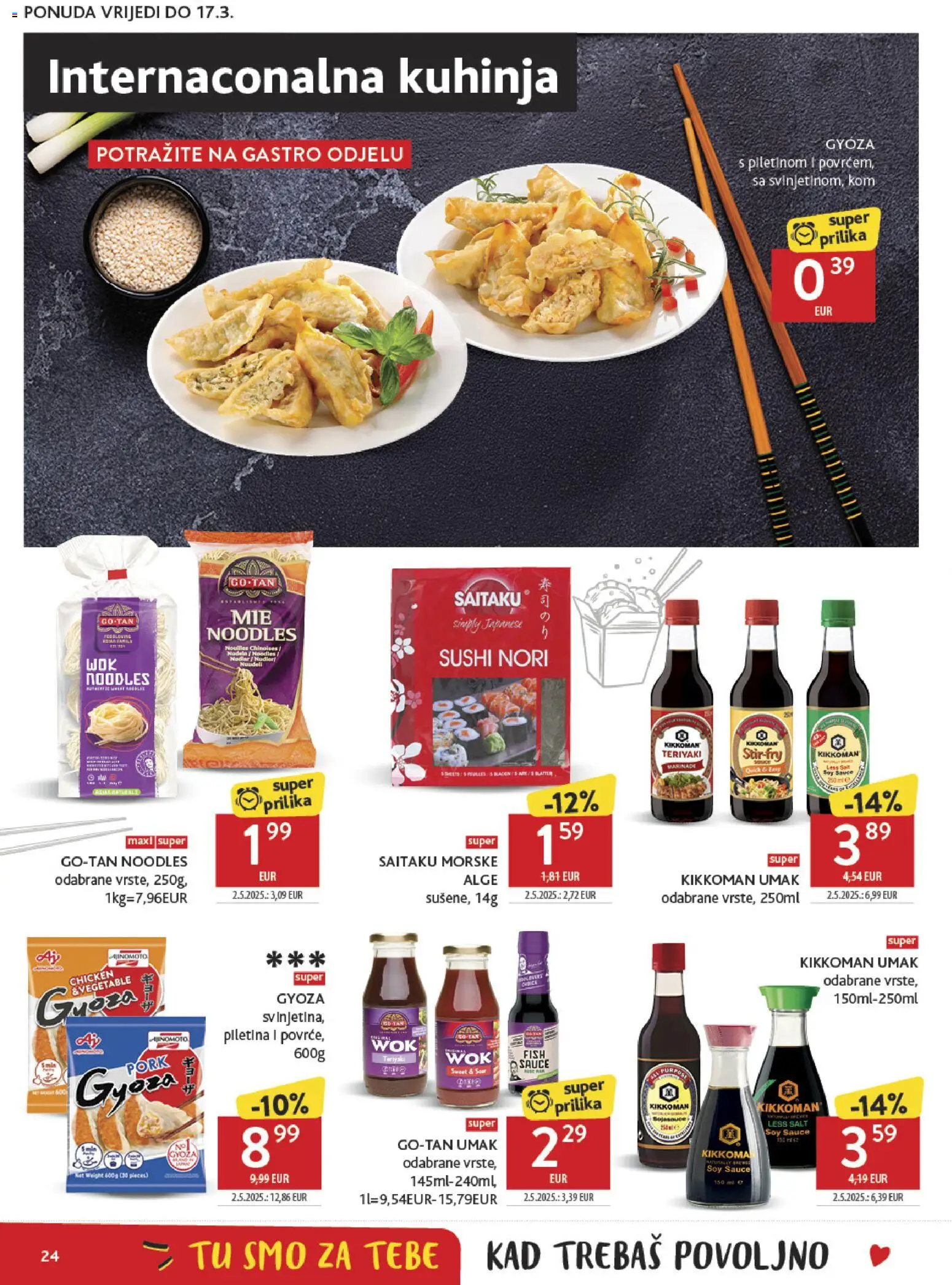 Konzum HR akciós ujság - amely érvényes a következő dátumtól: 04.03.2026 | Oldal: 24 | Termékek: Sushi