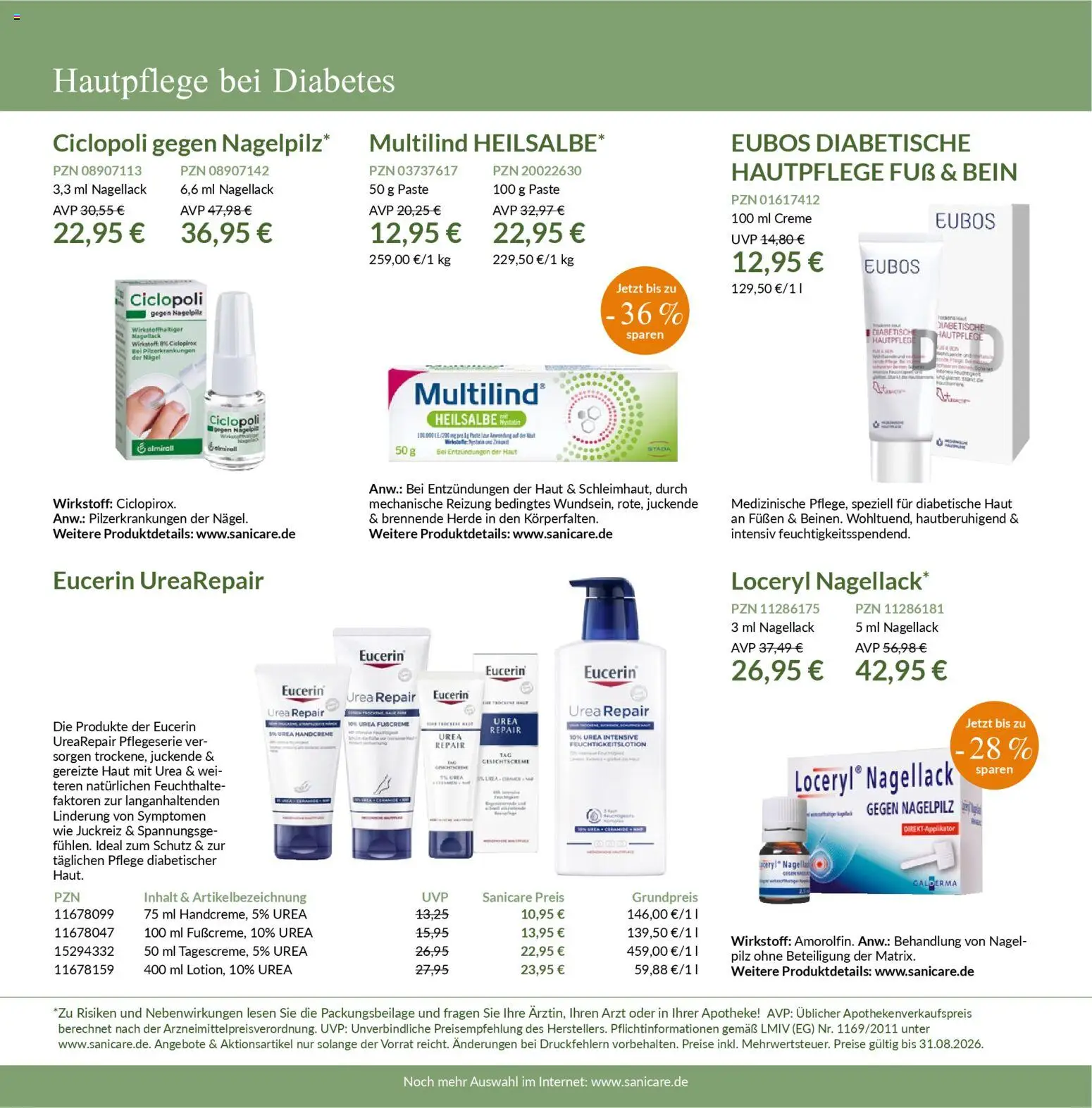 Sanicare Spezial-Angebote – gültig ab 03.03.2026 | Seite: 4 | Produkte: Nagellack, Creme, Handcreme