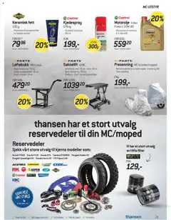 Forhåndsvisning av THANSEN kundeavis gyldig fra 01.10.2025 | Side: 21 | Produkter: Болти