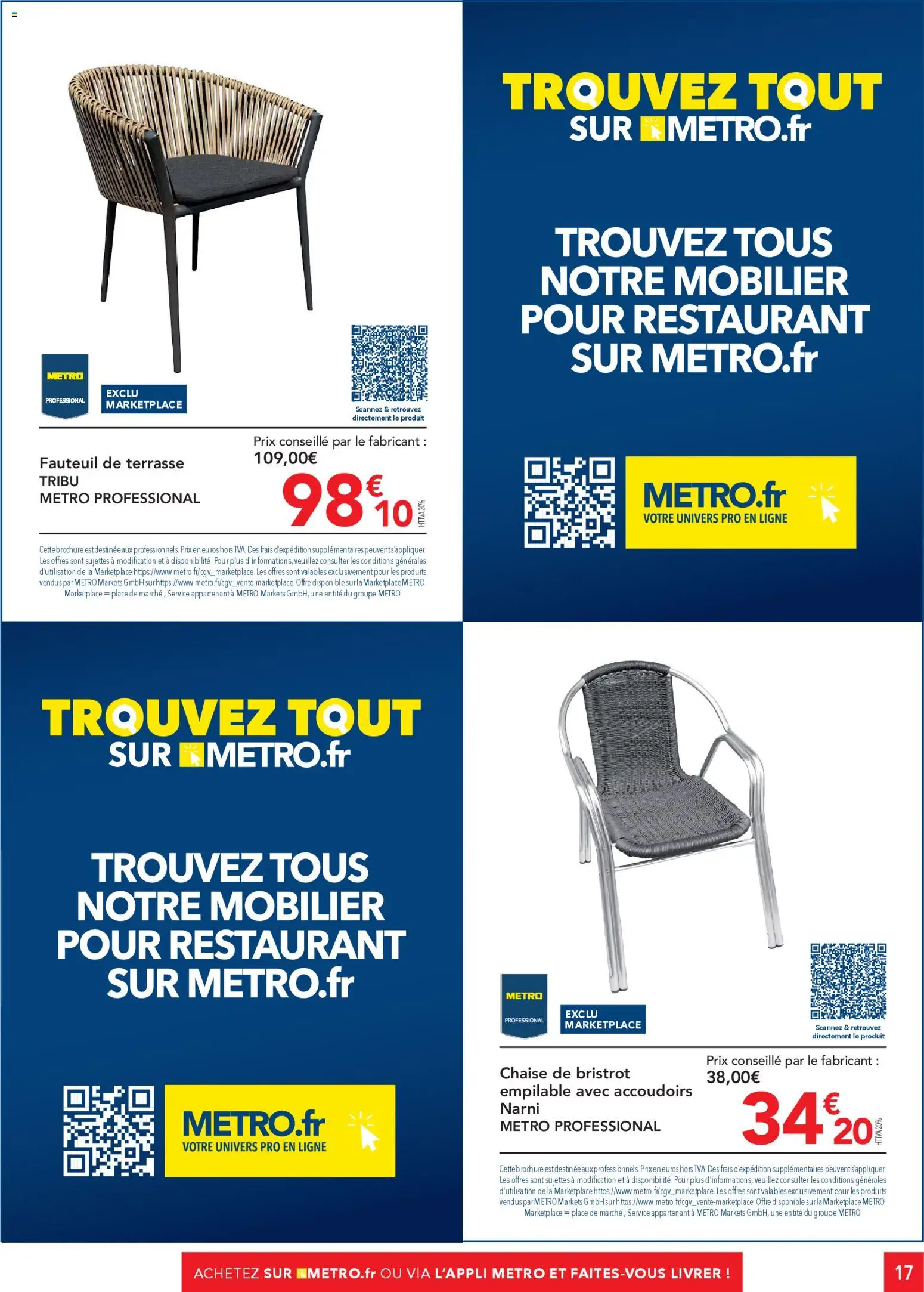 {H1} | Page: 17 | Produits: Fauteuil, Chaise