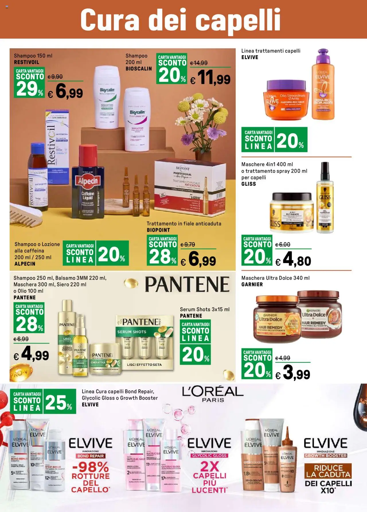 Volantino Iper del 15.09.2025 | Pagina: 2 | Prodotti: Shampoo, Balsamo, Maschera, Olio
