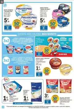 E.Leclerc folleto │ válido desde el 16.07.2025 | Página: 12 | Productos: Pizza, Queso fresco, Crema, Té