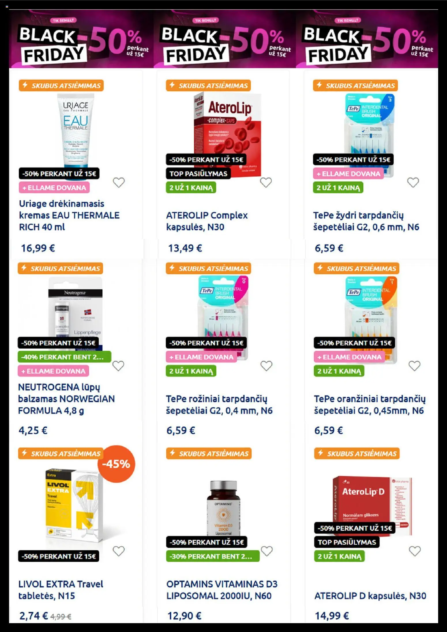 BENU akcijos nuo 17.11.2025 | Puslapis: 3 | Prekių: Balzamas, Kremas