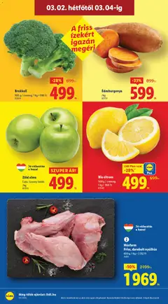 Húsfarm Friss, darabolt nyúlhús, 600 g; 1 kg = 3282 Ft - amely érvényes a következő dátumtól: 26.02.2026 | Oldal: 58