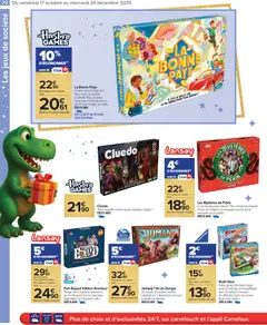 Carrefour Market - Prévisualisation de Carrefour Market La saison des jouets est ouverte valide à partir de 17.10.2025 | Page: 22 | Produits: Jeux, Jeux de société, Livre