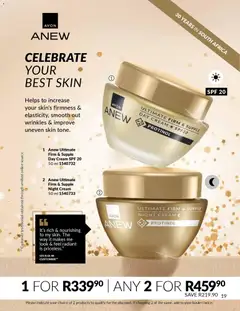 Avon specials catalogue – valid from 01.01.2026 | Page: 19 | Products: Basket, Cream, Night cream, Day cream