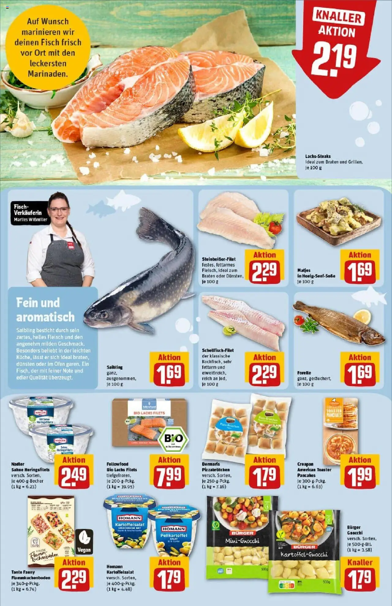 Rewe prospekt Kassel / Niederzwehren	 - gültig ab dem 06.07.2025 | Seite: 12 | Produkte: Burger, Fisch, Pizza, Sahne