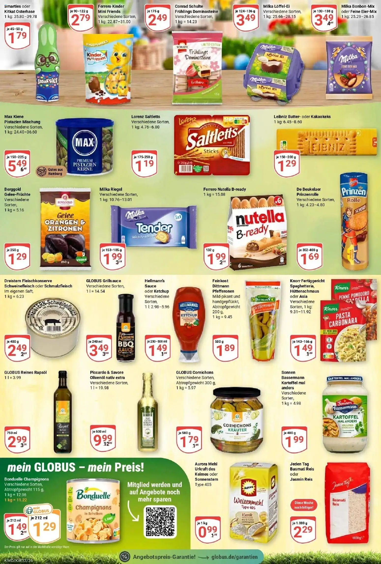Globus prospekt Köln	 – gültig ab 16.03.2026 | Seite: 13 | Produkte: Olivenol, Weizenmehl, Knorr, Pasta